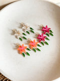 Lily Dangle - In Bloom - Acrylic Earrings