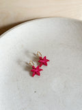Lil Lily Hoop - In Bloom - Acrylic Earrings