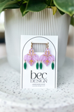 Iris - In Bloom - Acrylic Earrings