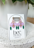 Iris - In Bloom - Acrylic Earrings