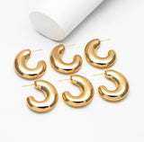 Willow MINI Earring - Organic Gold Earring