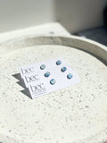 SALE Hand Painted Stud - Resin Earrings