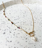 Penelope Pearl Chain- Gold Layering Necklace