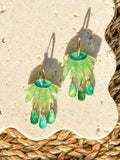 Dew Drop Mini Hoop - Hand Painted Acrylic Earrings