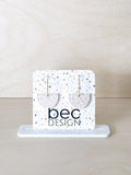 Leopard Eve Hoop - Everyday Acrylic Earrings
