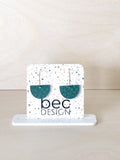 Leopard Eve Hoop - Everyday Acrylic Earrings