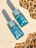 Melissa - Dew Drop - Matisse Inspired Hand Painted Acrylic Earrings