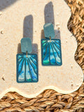 Melissa - Dew Drop - Matisse Inspired Hand Painted Acrylic Earrings