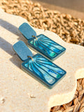 Melissa - Dew Drop - Matisse Inspired Hand Painted Acrylic Earrings