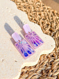 Melissa - Dew Drop - Matisse Inspired Hand Painted Acrylic Earrings