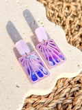 Melissa - Dew Drop - Matisse Inspired Hand Painted Acrylic Earrings