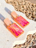 Melissa - Dew Drop - Matisse Inspired Hand Painted Acrylic Earrings