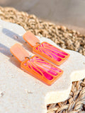 Melissa - Dew Drop - Matisse Inspired Hand Painted Acrylic Earrings