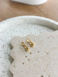 Shell Hoop - Gold Beachcomber Huggie Earrings