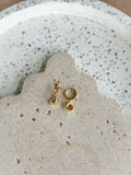 Shell Hoop - Gold Beachcomber Huggie Earrings