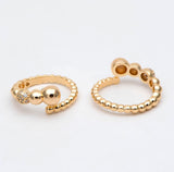 Bubble Ring- Adjustable Gold Ring