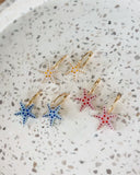 Starfish Hoop - Beachcomber Acrylic Earrings