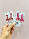 Pearly Cray - Beachcomber Acrylic Lobster Pearl Earrings