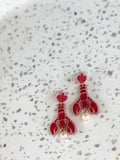 Pearly Cray - Beachcomber Acrylic Lobster Pearl Earrings