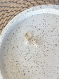 Ella Charm Hoop - Pearl Gold Convertible Hoop Earring