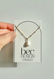 Bre Pearl Chain- Gold Freshwater Pearl Layering Necklace