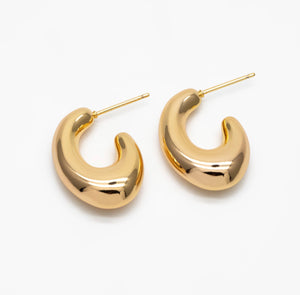 Willow MINI Earring - Organic Gold Earring