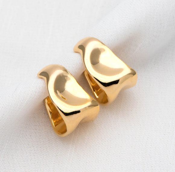 Mary Earring - Gold / Silver Organic Drop Earrings