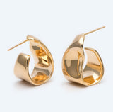 Mary Earring - Gold / Silver Organic Drop Earrings