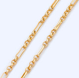 Link Bracelet - Gold Chain Organic Charm Bracelet