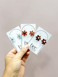 Daisy Hoop - Everyday Acrylic Earrings
