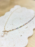 Penelope Pearl Chain- Gold Layering Necklace
