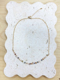 Ariel Pearl Bib Chain- Gold Layering Necklace
