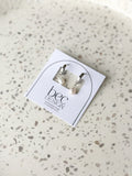 Bre Hoop - Pearl Gold Hoop Earrings