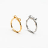 Bow Ring- Adjustable Gold Ring