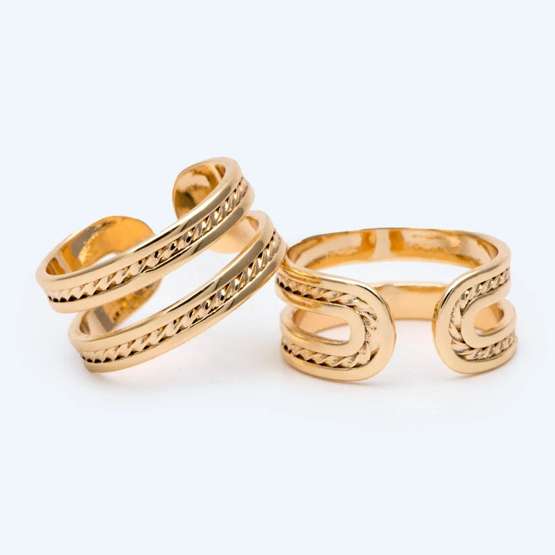 Bella Ring- Adjustable Gold Ring – Bec Design
