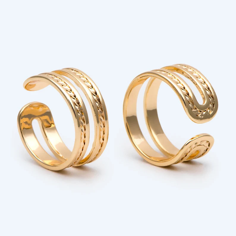 Bella Ring- Adjustable Gold Ring – Bec Design