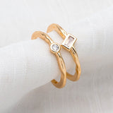 Anna Ring- Adjustable Gold Ring