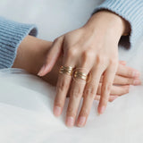 Bella Ring- Adjustable Gold Ring