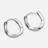 Twist Hoop - Simple Gold / Silver Huggie Hoop Earrings